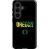 University of Oregon Split on Black Galaxy S26 Plus Impact Case