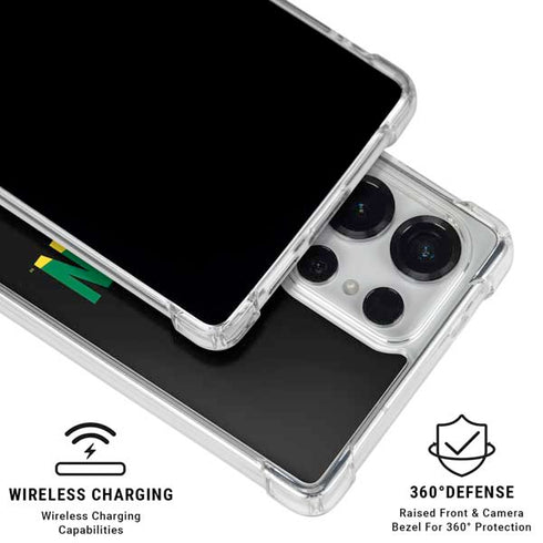 University of Oregon Split on Black Galaxy S26 Ultra Clear Case