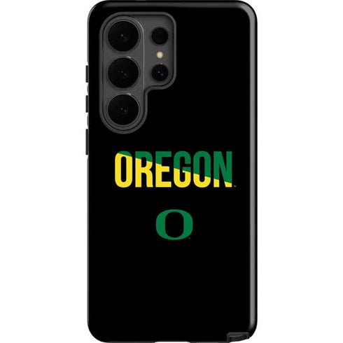 University of Oregon Split on Black Galaxy S26 Ultra Impact Case
