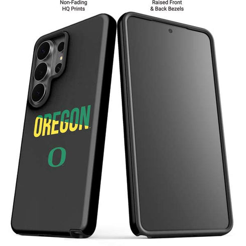 University of Oregon Split on Black Galaxy S26 Ultra Impact Case