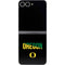 University of Oregon Split on Black Galaxy Z Flip6 Skin