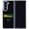 University of Oregon Split on Black Galaxy Z Fold5 5G Clear Case