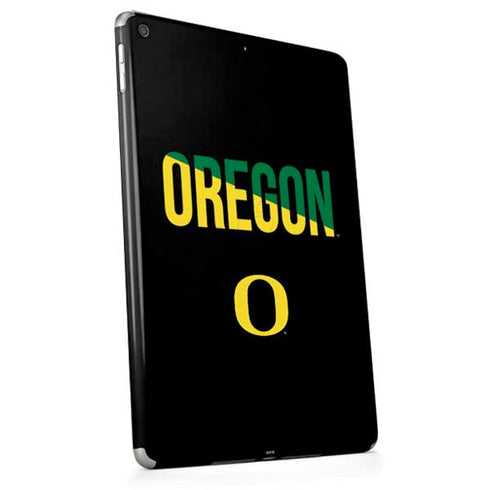 University of Oregon Split on Black Apple iPad Skin