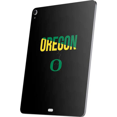 University of Oregon Split on Black Apple iPad Air Skin