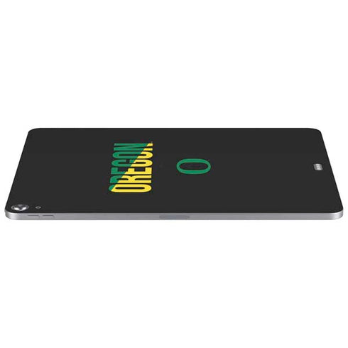 University of Oregon Split on Black Apple iPad Air Skin