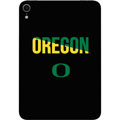 University of Oregon Split on Black Apple iPad Mini Skin