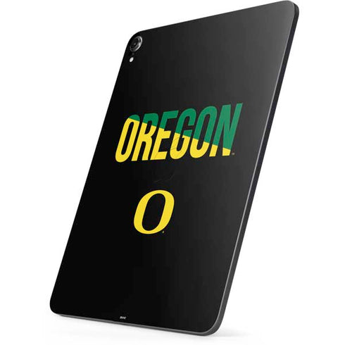 University of Oregon Split on Black Apple iPad Pro Skin