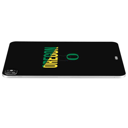 University of Oregon Split on Black iPad Pro 13in M4 (2024) Skin