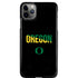 University of Oregon Split on Black iPhone Cases