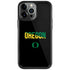 University of Oregon Split on Black iPhone Cases