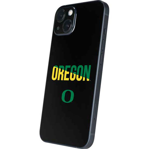 University of Oregon Split on Black iPhone Skins