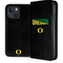 University of Oregon Split on Black iPhone 15 Plus Folio Case