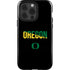 University of Oregon Split on Black iPhone 15 Pro Impact Case