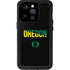 University of Oregon Split on Black iPhone 15 Pro Waterproof Case