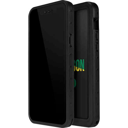 University of Oregon Split on Black iPhone 15 Pro Waterproof Case