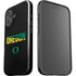 University of Oregon Split on Black iPhone 16 Plus Impact Case