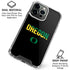 University of Oregon Split on Black iPhone 16 Pro Clear Case