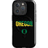 University of Oregon Split on Black iPhone 16 Pro Magsafe Impact Case