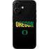 University of Oregon Split on Black iPhone 16 Skin