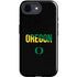 University of Oregon Split on Black iPhone 16e Impact Case