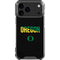 University of Oregon Split on Black iPhone 18 Pro Max Clear Case