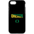 University of Oregon Split on Black iPhone Cases