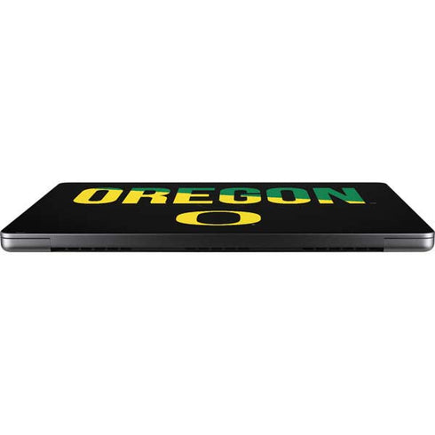 University of Oregon Split on Black Apple MacBook Pro 14-inch Skin