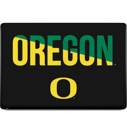University of Oregon Split on Black MacBook Skins