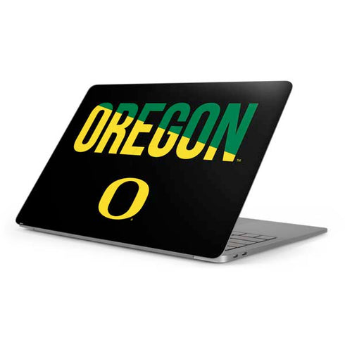 University of Oregon Split on Black Apple MacBook Pro 16-inch Skin