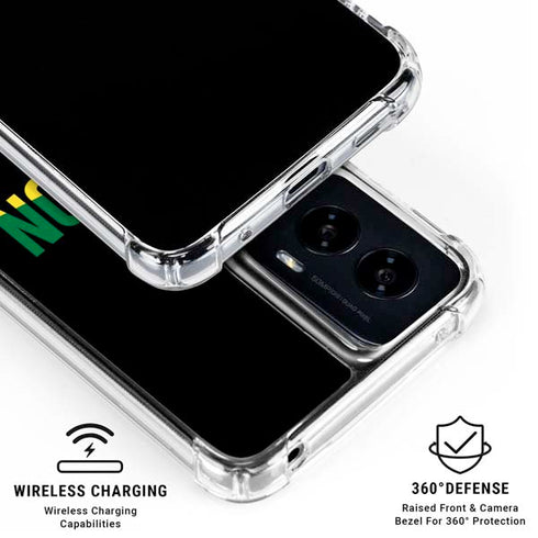University of Oregon Split on Black Moto G Power 5G (2024) Clear Case