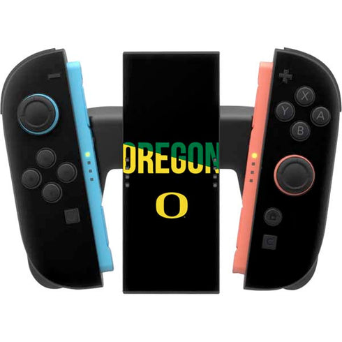 University of Oregon Split on Black Nintendo Switch 2 (2025) Joy-Con Controller Skin