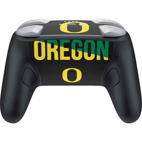 University of Oregon Split on Black Nintendo Switch 2 (2025) Pro Controller Skin