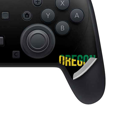 University of Oregon Split on Black Nintendo Switch 2 (2025) Pro Controller Skin