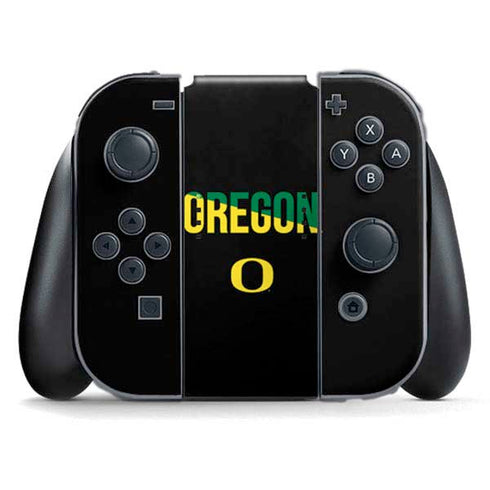 University of Oregon Split on Black Nintendo Skins