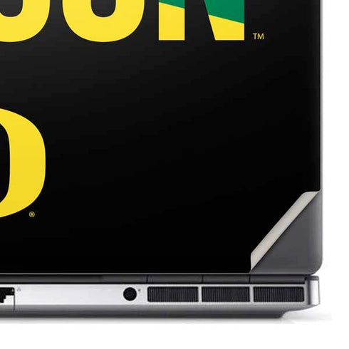 University of Oregon Split on Black Dell Precision Skin