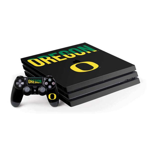 University of Oregon Split on Black PlayStation PS4 Skins