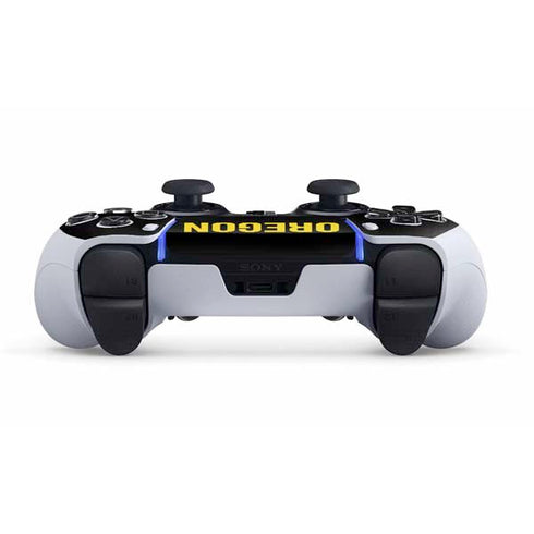 University of Oregon Split on Black PS5 DualSense Edge Pro Controller Skin