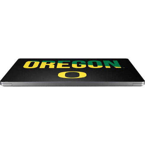 University of Oregon Split on Black Laptop Skins