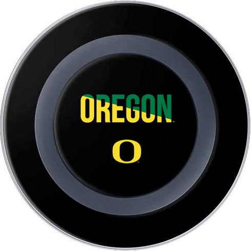 University of Oregon Split on Black Wireless Charger Skin