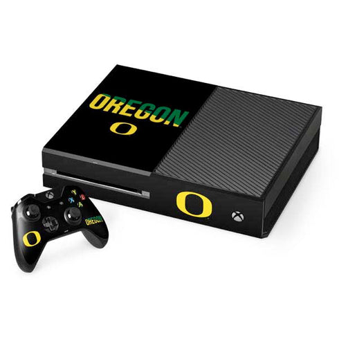 University of Oregon Split on Black Xbox One Skins