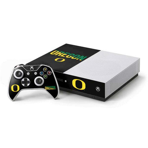 University of Oregon Split on Black Xbox One Skins