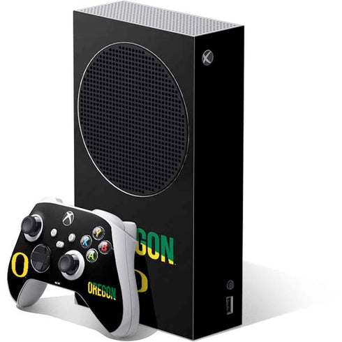University of Oregon Split on Black Xbox Series S Skins