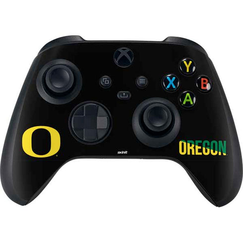 University of Oregon Split on Black XBox Series X Digital Edition Bundle Skin