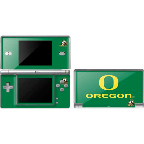 University of Oregon Yellow O with Text Nintendo Skins