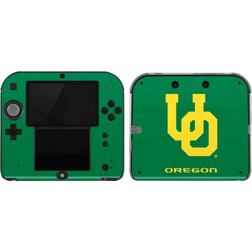 University of Oregon UO on Green Nintendo Skins
