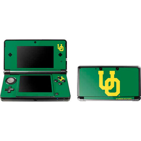University of Oregon UO on Green Nintendo Skins