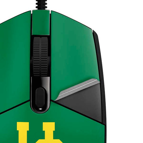 University of Oregon UO on Green G203 Prodigy RGB Wired Gaming Mouse Skin