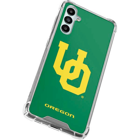 University of Oregon UO on Green Gabb Phone 4 Clear Case