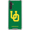 University of Oregon UO on Green Galaxy A17 Clear Case