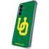 University of Oregon UO on Green Galaxy A35 5G Clear Case